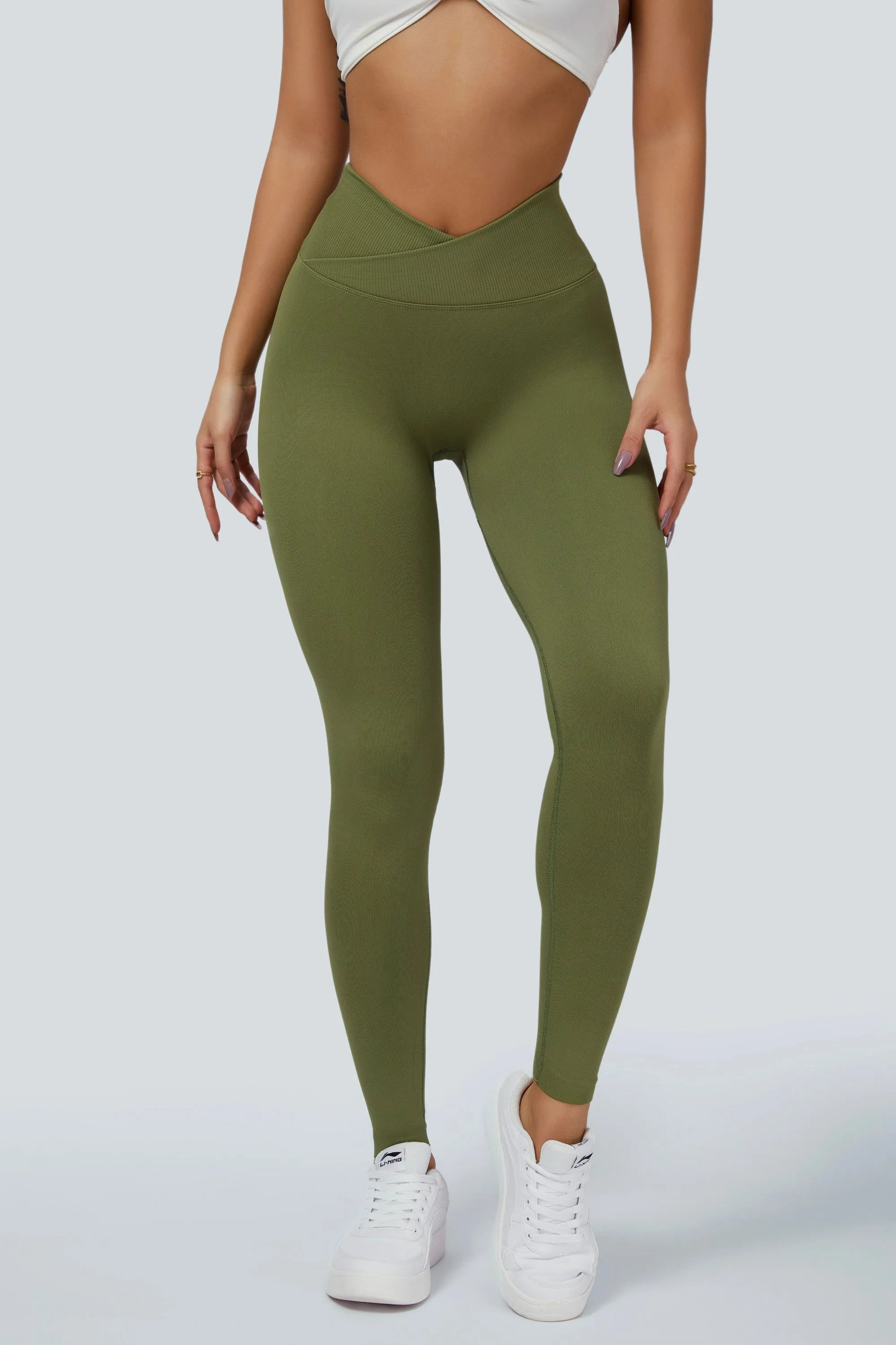 Seamless V-Waist Scrunch Leggings