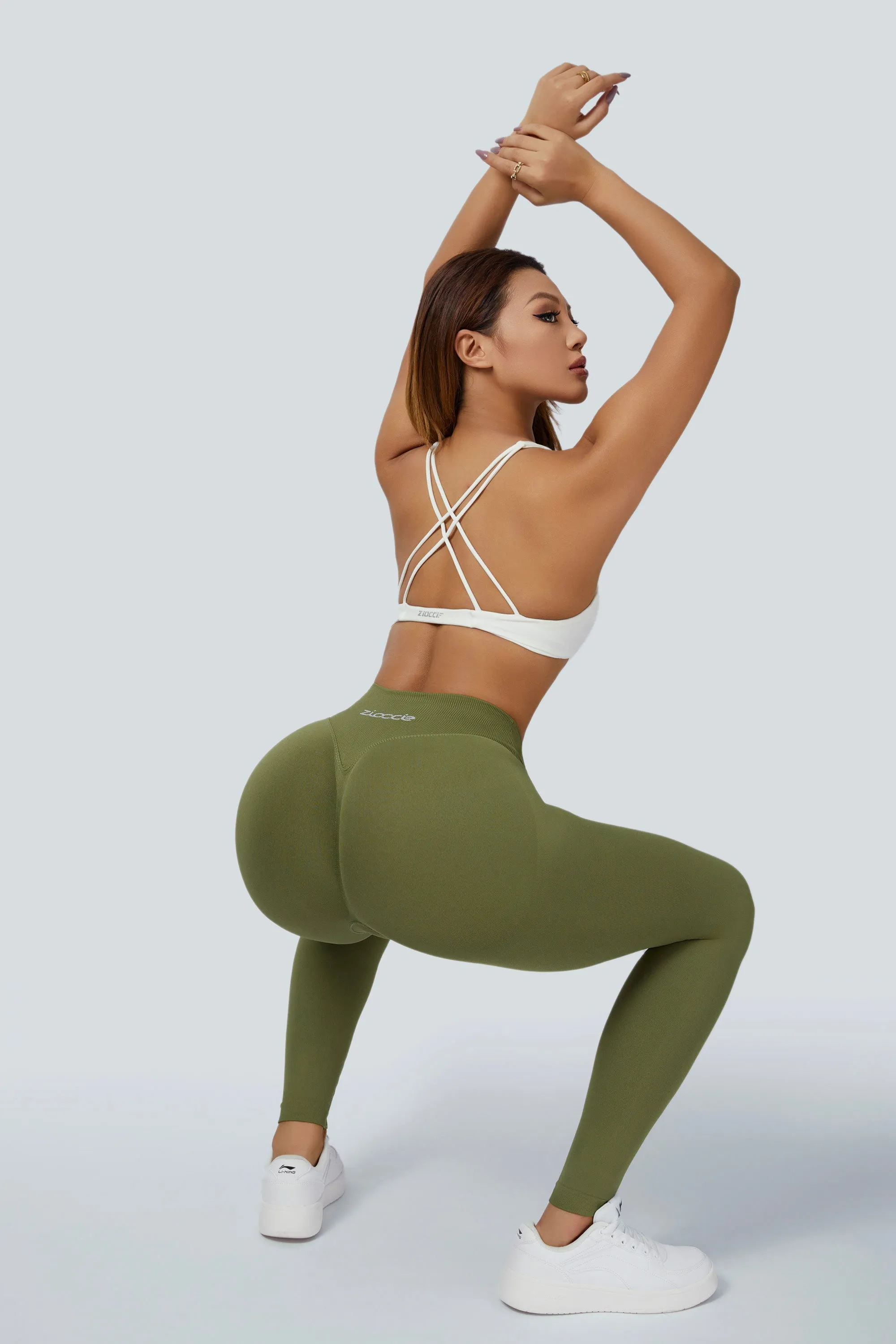 Seamless V-Waist Scrunch Leggings