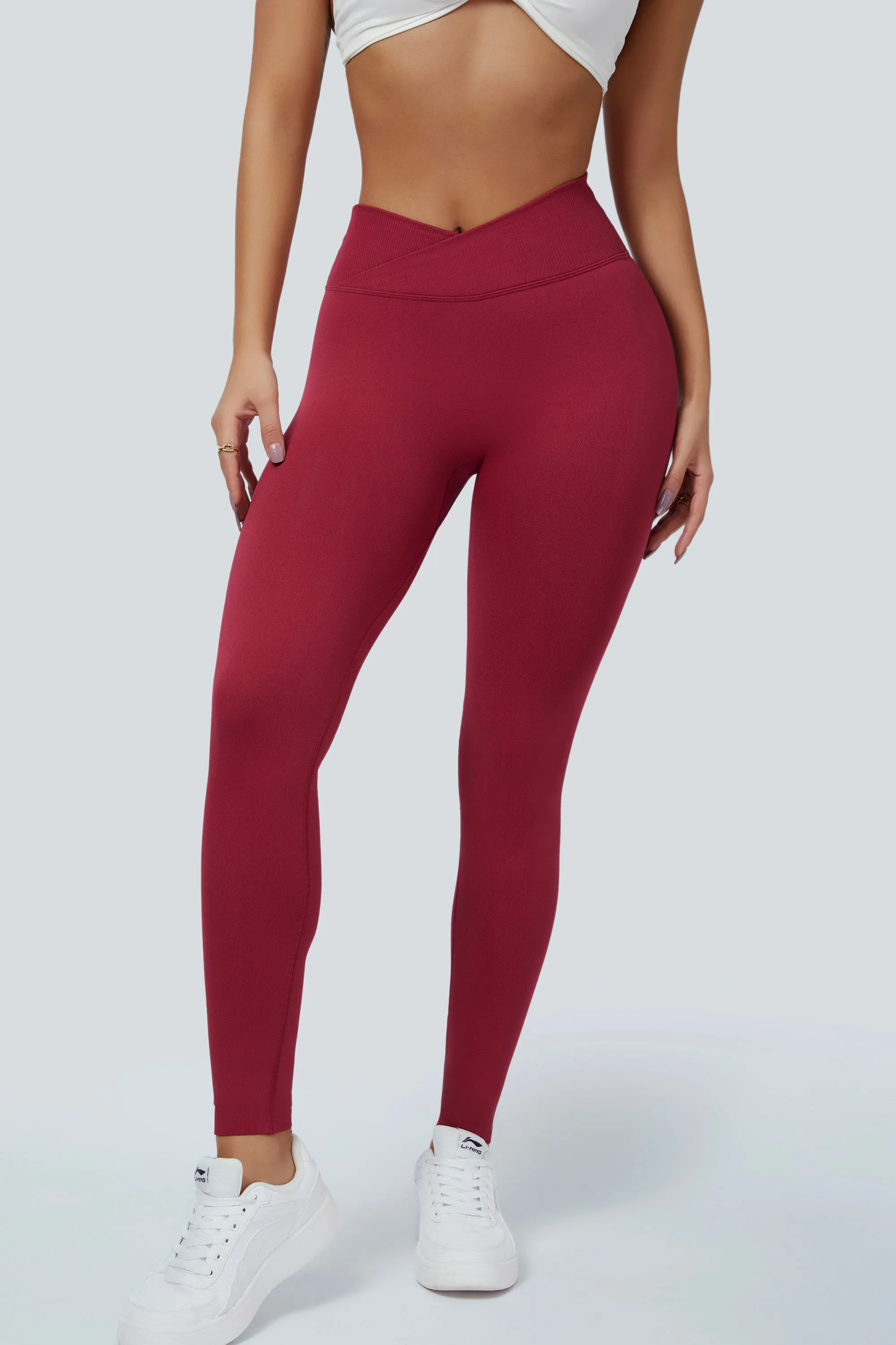 Seamless V-Waist Scrunch Leggings