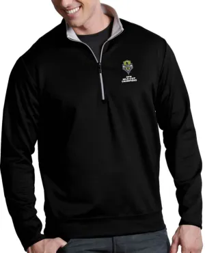 Seattle Sounders Antigua 2016 MLS Cup Champions 1/4 Zip Black Pullover Jacket