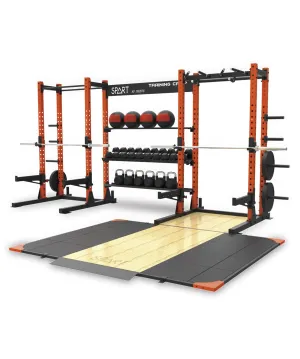 SPART Dual Power Rack with Integrated Storage Rack