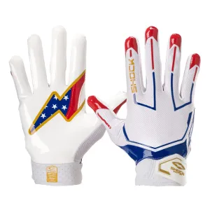 Stars and Stripes/Gold Showtime Receiver Gloves