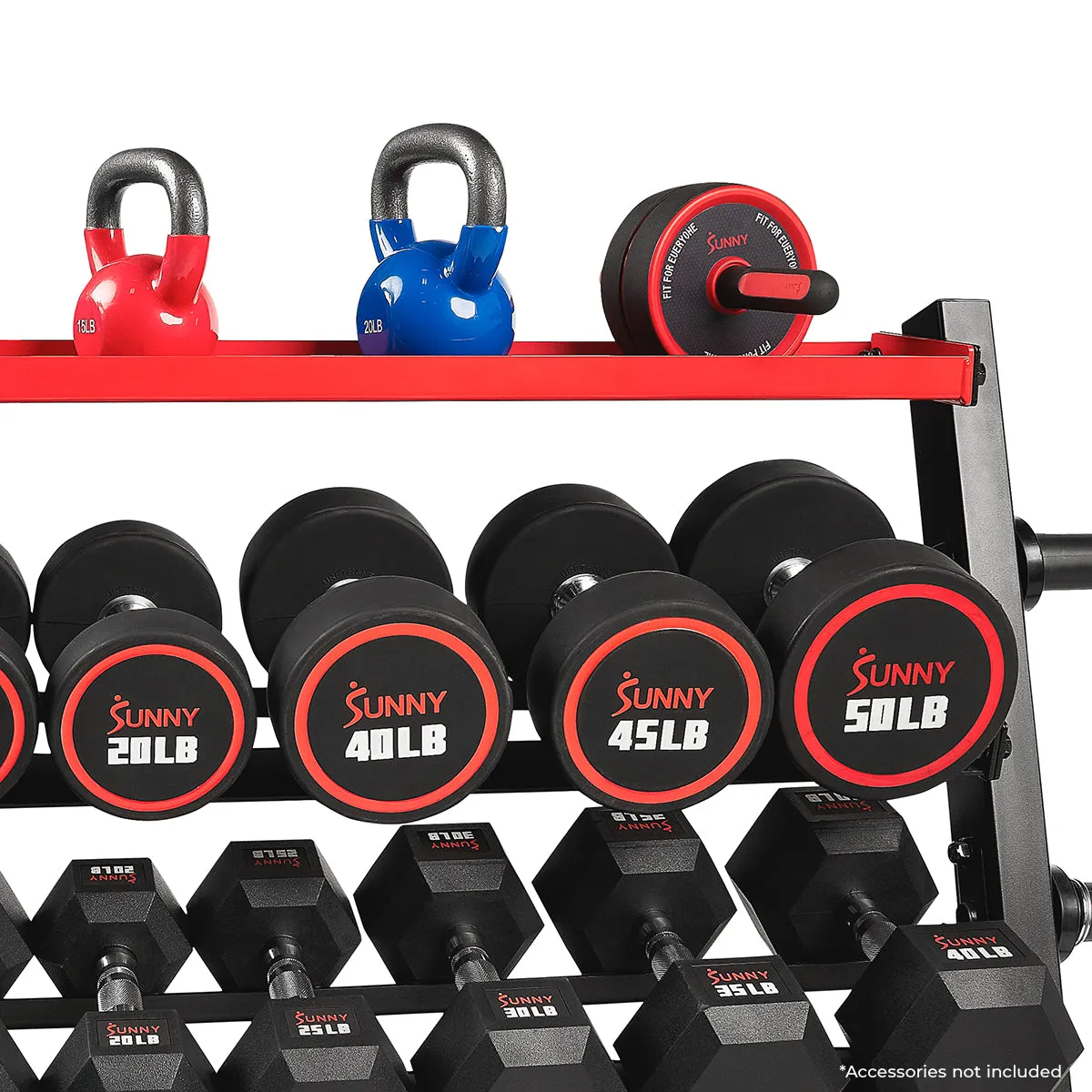 Sunny Strength™ Premium All-In-One Mass Weights Storage Rack