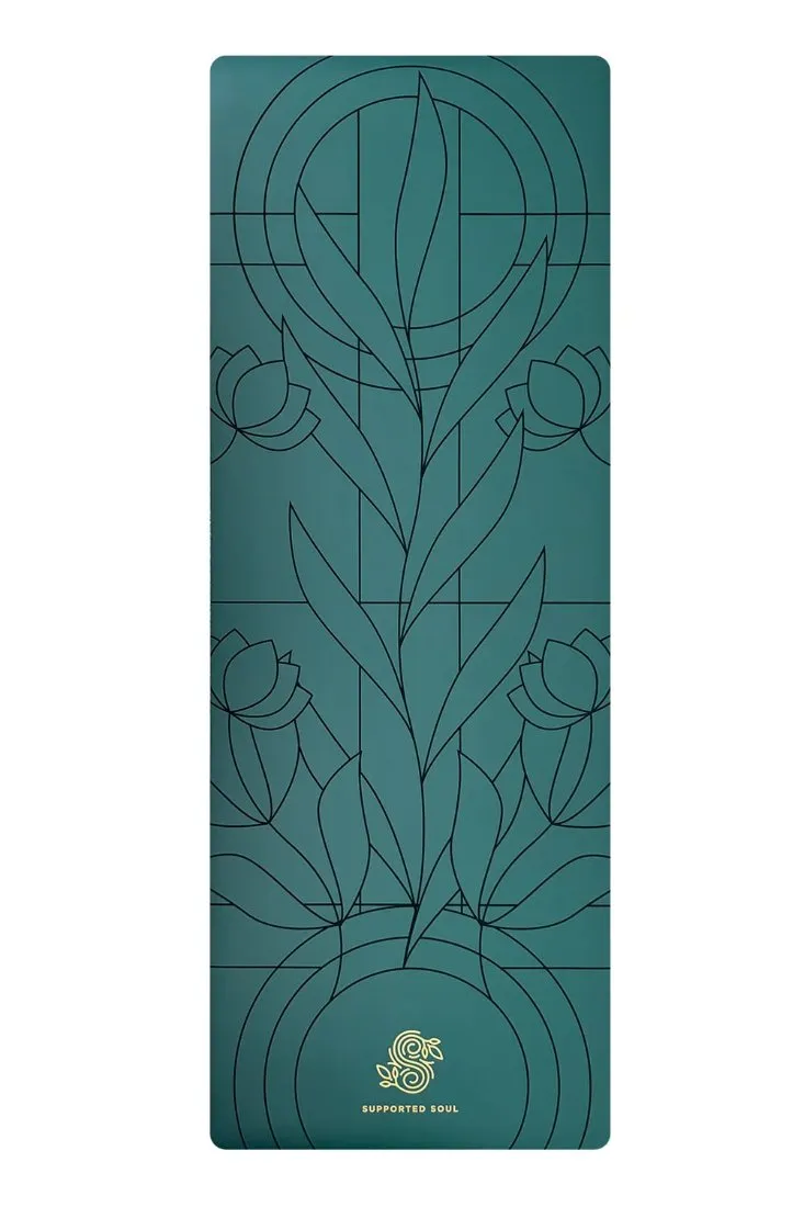 Supported Soul Pro Grip Organic Alignment 5mm Yoga Mat