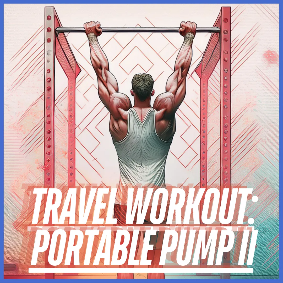 Travel Workout: Portable Pump: Knee Dominate and Pull #2