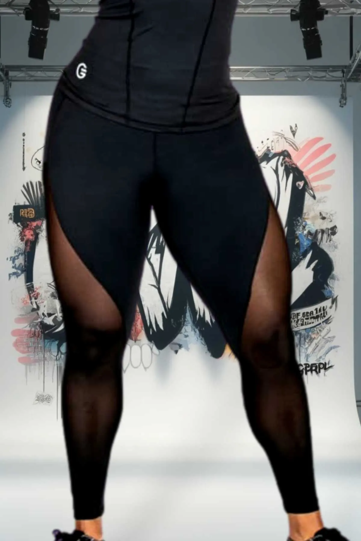 Vixen Mesh Freedom Waistband Next Level Leggings