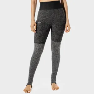 Women's Fitness - Seamless Leggings - Black Marl